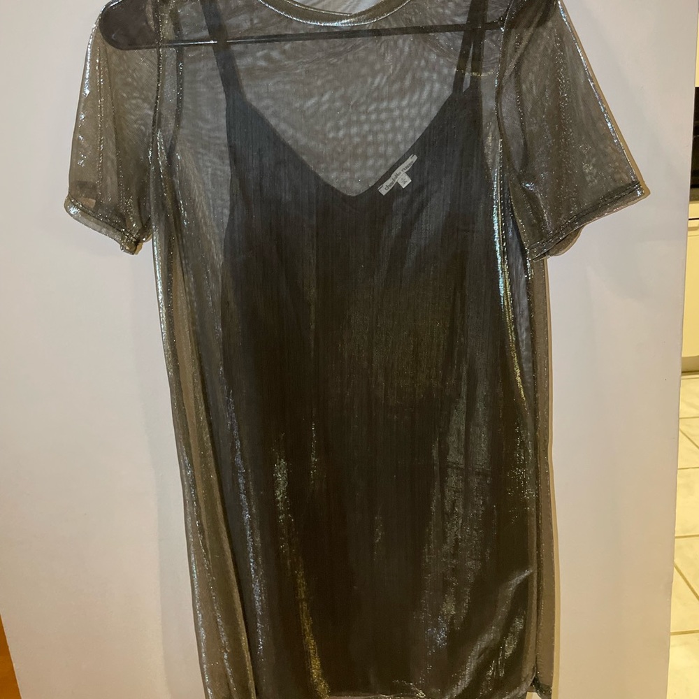 Galactic sparkling mini dress